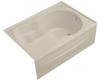 Kohler Synchrony K-1193-RA-G9 Sandbar 5' Bath with Integral Apron and Right-Hand Drain