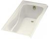Kohler Hourglass K-1219-R-96 Biscuit 32 Bath with Integral Tile Flange and Right-Hand Drain