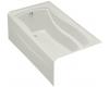 Kohler Mariposa K-1229-LA-95 Ice Grey Mariposa 5.5' Bath with Integral Apron and Left-Hand Drain