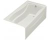 Kohler Mariposa K-1229-RA-95 Ice Grey Mariposa 5.5' Bath with Integral Apron and Right-Hand Drain