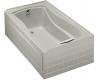 Kohler Mariposa K-1242-L-95 Ice Grey Mariposa 5' Bath with Integral Tile Flange and Left-Hand Drain