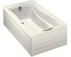 Kohler Mariposa K-1242-L-96 Biscuit Mariposa 5' Bath with Integral Tile Flange and Left-Hand Drain