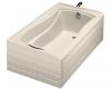 Kohler Mariposa K-1242-R-47 Almond Mariposa 5' Bath with Integral Tile Flange and Right-Hand Drain