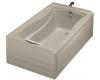 Kohler Mariposa K-1242-R-G9 Sandbar Mariposa 5' Bath with Integral Tile Flange and Right-Hand Drain