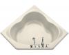 Kohler Sojourn K-1245-F-47 Almond 5' Bath with Integral Tile Flange