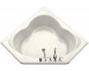 Kohler Sojourn K-1245-F-96 Biscuit 5' Bath with Integral Tile Flange
