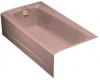 Kohler Mendota K-505-45 Wild Rose 5' Bath with Left-Hand Drain