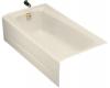 Kohler Mendota K-505-47 Almond 5' Bath with Left-Hand Drain