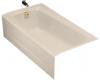 Kohler Mendota K-505-55 Innocent Blush 5' Bath with Left-Hand Drain