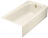 Kohler Mendota K-506-47 Almond 5' Bath with Right-Hand Drain