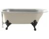 Kohler Iron Works Historic K-710-A-FF Sea Salt Bath with Almond Exterior