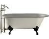 Kohler Iron Works Historic K-710-A-K4 Cashmere Bath with Almond Exterior