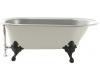 Kohler Iron Works Historic K-710-B-FF Sea Salt Bath with Biscuit Exterior