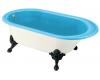 Kohler Iron Works Historic K-710-B-KC Vapour Blue Bath with Biscuit Exterior