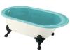 Kohler Iron Works Historic K-710-B-KG Vapour Green Bath with Biscuit Exterior