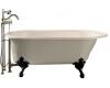 Kohler Iron Works Historic K-710-S-55 Innocent Blush Bath with Sandbar Exterior