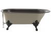 Kohler Iron Works Historic K-710-S-58 Thunder Grey Bath with Sandbar Exterior