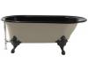 Kohler Iron Works Historic K-710-S-7 Black Black Bath with Sandbar Exterior