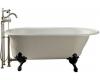 Kohler Iron Works Historic K-710-S-95 Ice Grey Bath with Sandbar Exterior