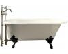 Kohler Iron Works Historic K-710-S-96 Biscuit Bath with Sandbar Exterior