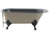 Kohler Iron Works Historic K-710-S-FT Basalt Bath with Sandbar Exterior