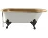 Kohler Iron Works Historic K-710-W-33 Mexican Sand Bath with White Exterior