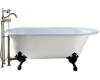 Kohler Iron Works Historic K-710-W-6 Skylight Bath with White Exterior