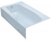 Kohler Villager K-713-6 Skylight Bath with Extra 4" Ledge and Left-Hand Drain