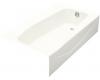 Kohler Villager K-714-0 White Bath with Extra 4" Ledge and Right-Hand Drain