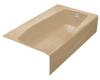 Kohler Villager K-714-33 Mexican Sand Bath with Extra 4" Ledge and Right-Hand Drain