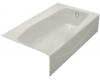 Kohler Villager K-714-95 Ice Grey Bath with Extra 4" Ledge and Right-Hand Drain