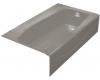 Kohler Villager K-714-K4 Cashmere Bath with Extra 4" Ledge and Right-Hand Drain