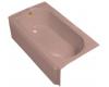 Kohler Memoirs K-721-45 Wild Rose 5' Bath with Left-Hand Drain