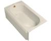 Kohler Memoirs K-721-47 Almond 5' Bath with Left-Hand Drain