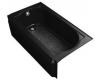 Kohler Memoirs K-721-7 Black Black 5' Bath with Left-Hand Drain