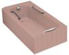 Kohler Guardian K-785-45 Wild Rose 5' Bath with Left-Hand Drain