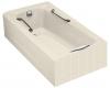 Kohler Guardian K-785-47 Almond 5' Bath with Left-Hand Drain