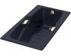 Kohler Steeping K-790-52 Navy 5' Bath with Grip Rail Drillings