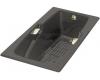 Kohler Steeping K-790-58 Thunder Grey 5' Bath with Grip Rail Drillings