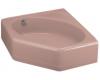 Kohler Mayflower K-821-45 Wild Rose Bath with Left-Hand Drain