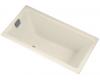 Kohler Tea-for-Two K-855-R-47 Almond 5.5' Bath with Integral Tile Flange and Right-Hand Drain