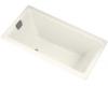 Kohler Tea-for-Two K-855-R-FE Frost 5.5' Bath with Integral Tile Flange and Right-Hand Drain
