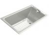 Kohler Tea-for-Two K-855-R-FF Sea Salt 5.5' Bath with Integral Tile Flange and Right-Hand Drain