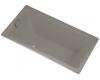 Kohler Tea-for-Two K-855-R-K4 Cashmere 5.5' Bath with Integral Tile Flange and Right-Hand Drain
