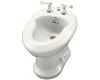 Kohler Revival K-4830-0 White Bidet with Plumb for Horizontal Spray Bidet Faucet