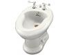 Kohler Revival K-4830-0 White Bidet with Plumb for Horizontal Spray Bidet Faucet