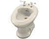 Kohler Revival K-4830-47 Almond Bidet with Plumb for Horizontal Spray Bidet Faucet