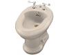 Kohler Revival K-4830-55 Innocent Blush Bidet with Plumb for Horizontal Spray Bidet Faucet