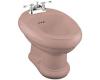 Kohler Revival K-4832-45 Wild Rose Centerset Bidet with Plumb for Horizontal Spray Bidet Faucet