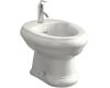 Kohler Revival K-4833-0 White Bidet with Single-Hole Faucet Drilling